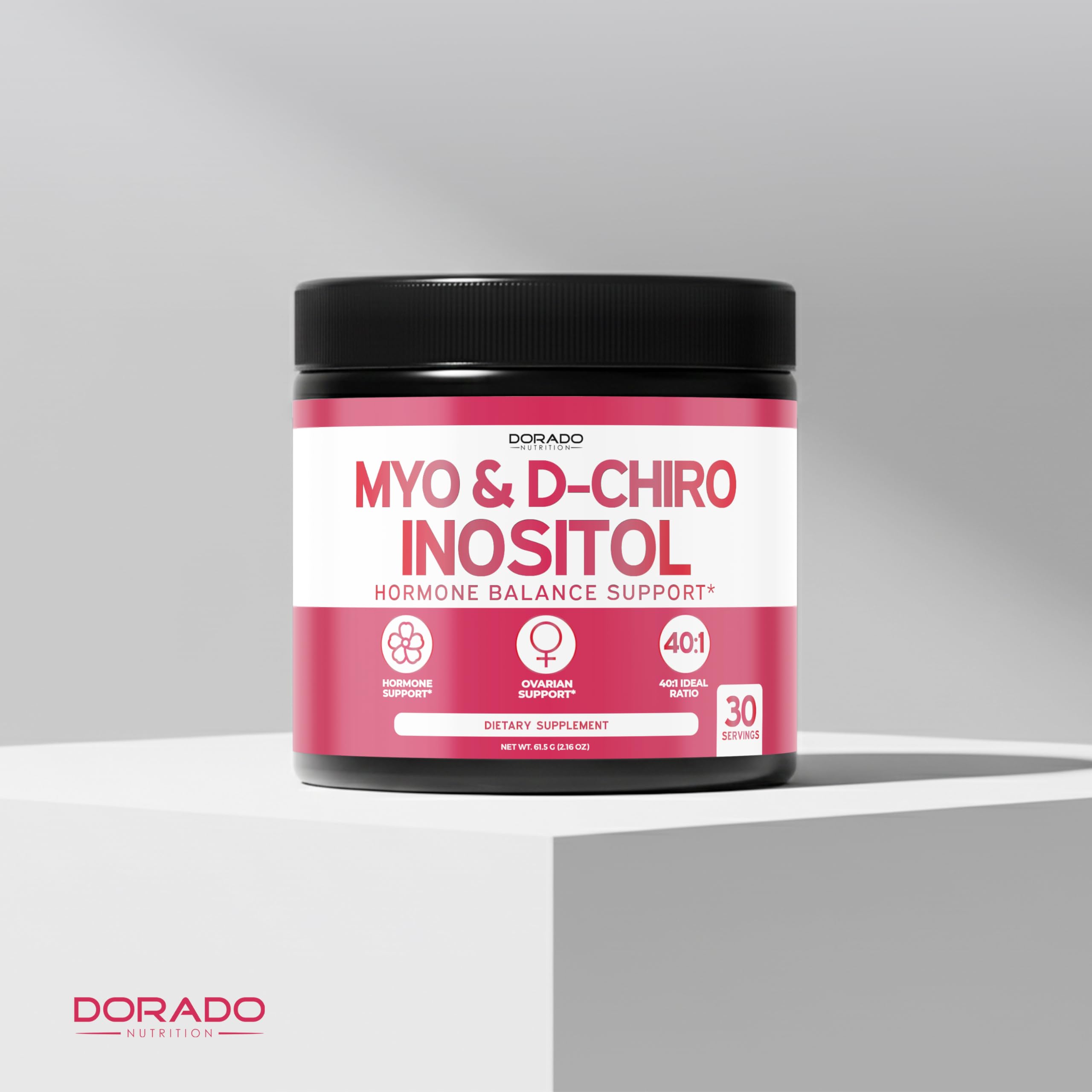 DORADO NUTRITION cuchara con ración para comparar tamaño y control de dosis