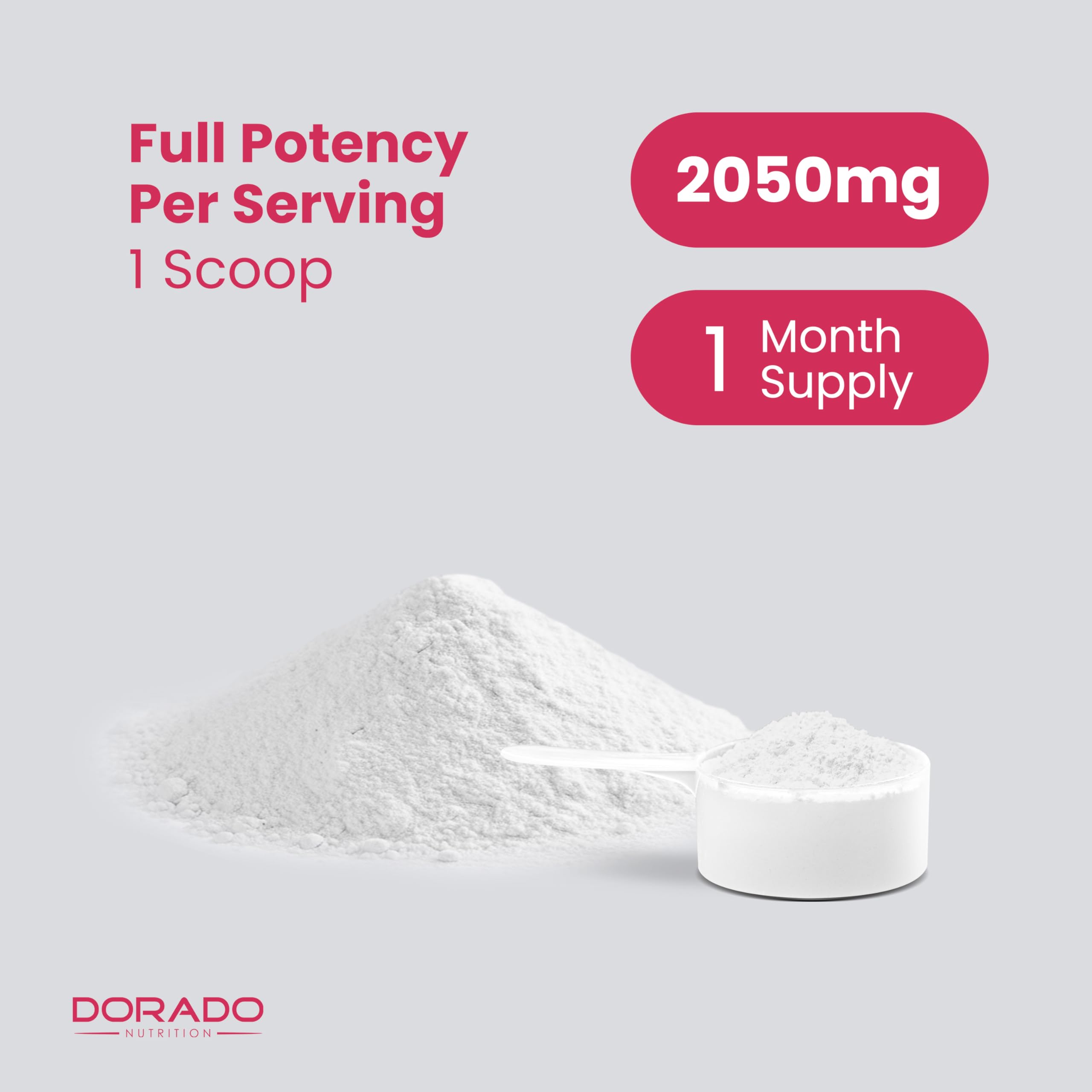 DORADO NUTRITION listado de ingredientes en la etiqueta para transparencia