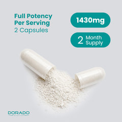 DORADO NUTRITION empaque abierto con manuales y certificaciones visibles