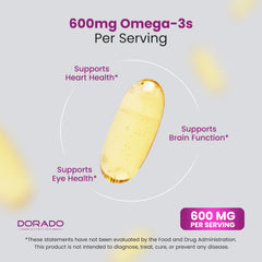 DORADO NUTRITION etiqueta con información nutricional y calidad GMP visible