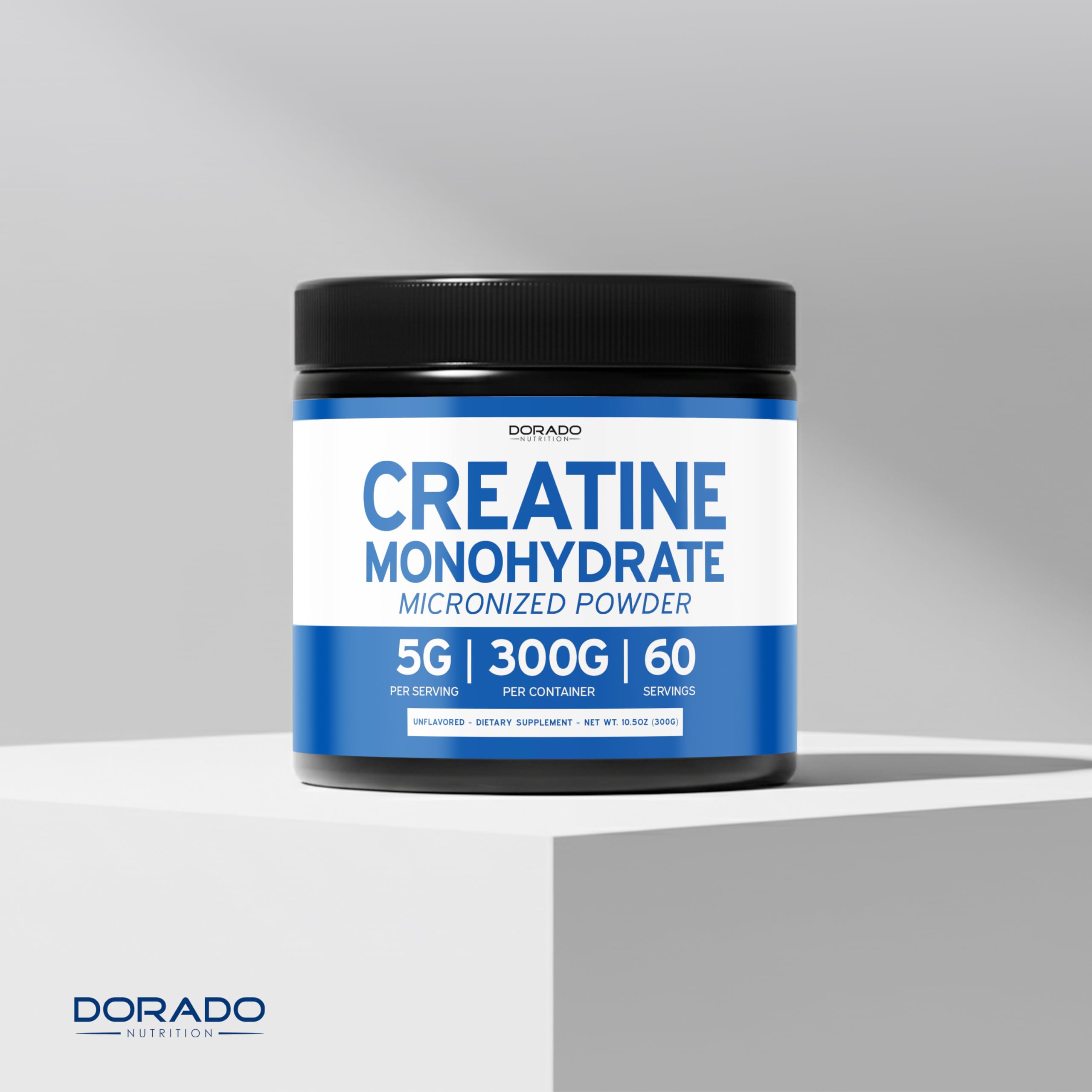 DORADO NUTRITION etiqueta con certificación GMP y lista de ingredientes