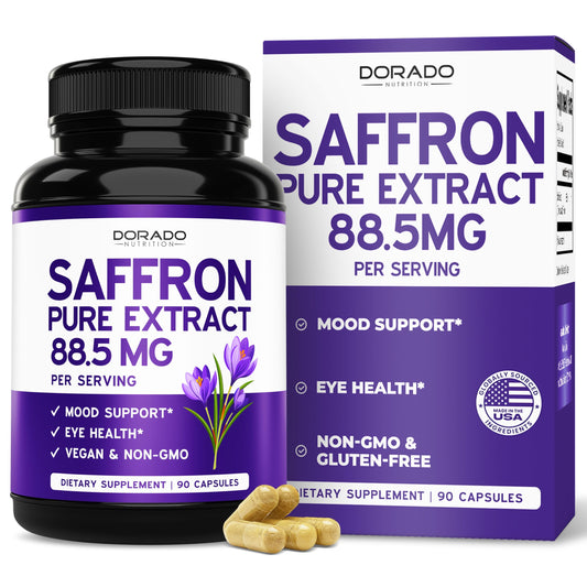 DORADO NUTRITION frasco frontal mostrando 90 cápsulas y etiqueta clara