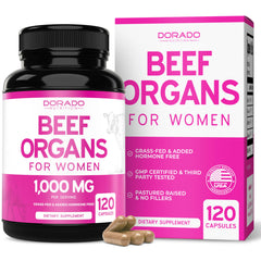 DORADO NUTRITION frasco frontal mostrando 120 cápsulas y etiquetado claro