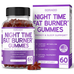 DORADO NUTRITION envase frontal que muestra gominolas nocturnas y beneficios
