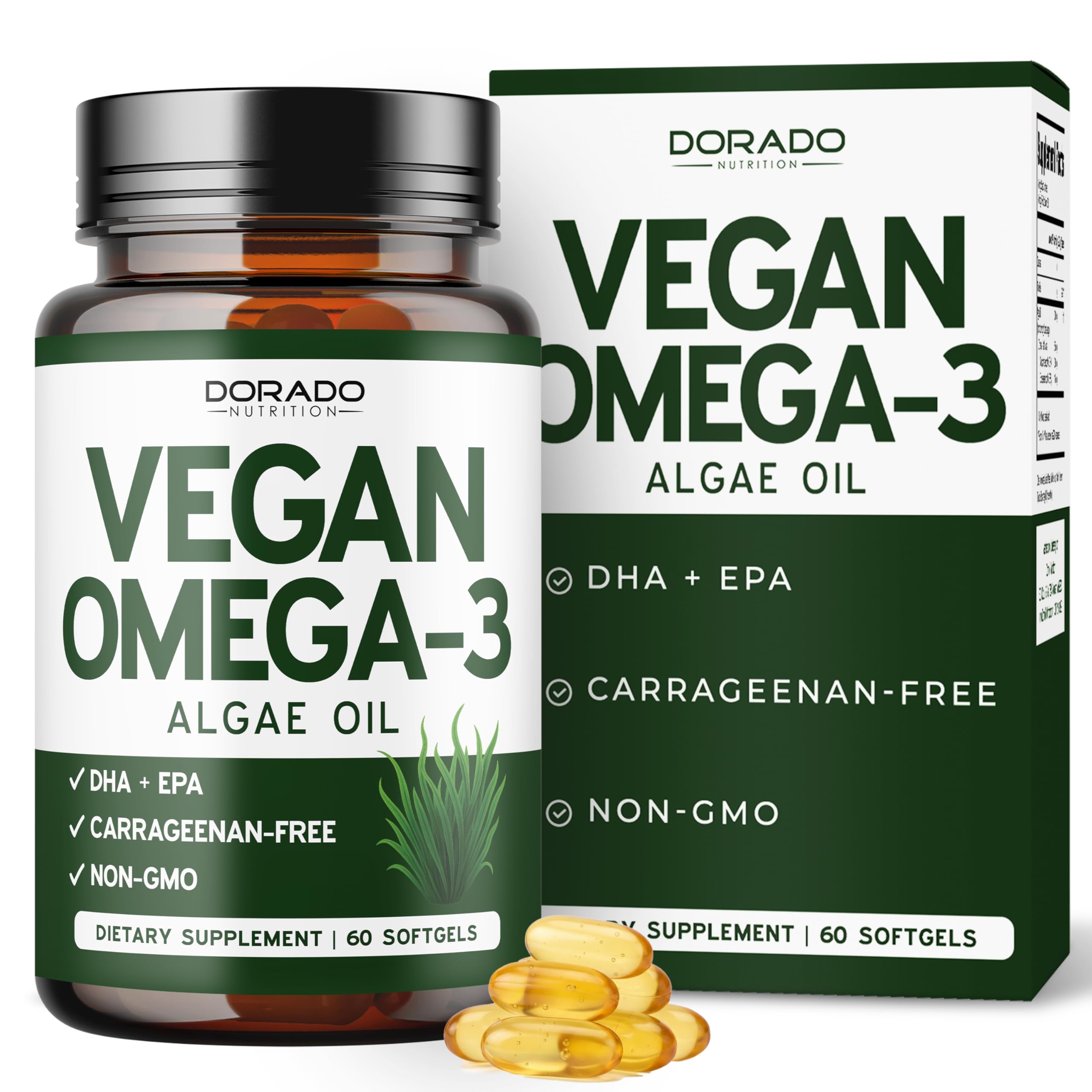 DORADO NUTRITION empaque frontal mostrando información clave y beneficios