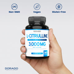 DORADO NUTRITION sello GMP y certificado de pruebas de terceros, garantía de calidad