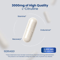 DORADO NUTRITION frasco a escala en mano para visualizar tamaño y portabilidad