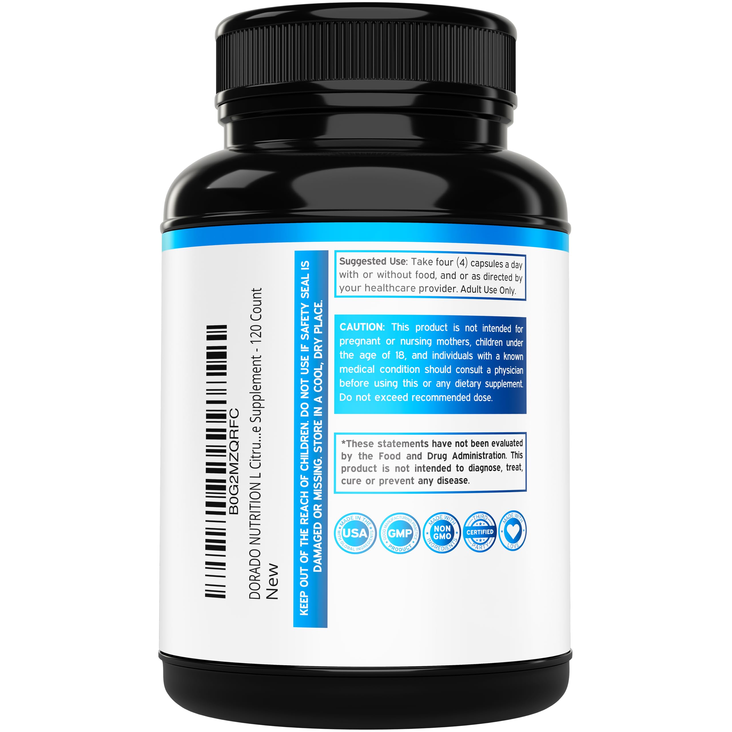 DORADO NUTRITION primer plano de cápsula mostrando textura y pureza