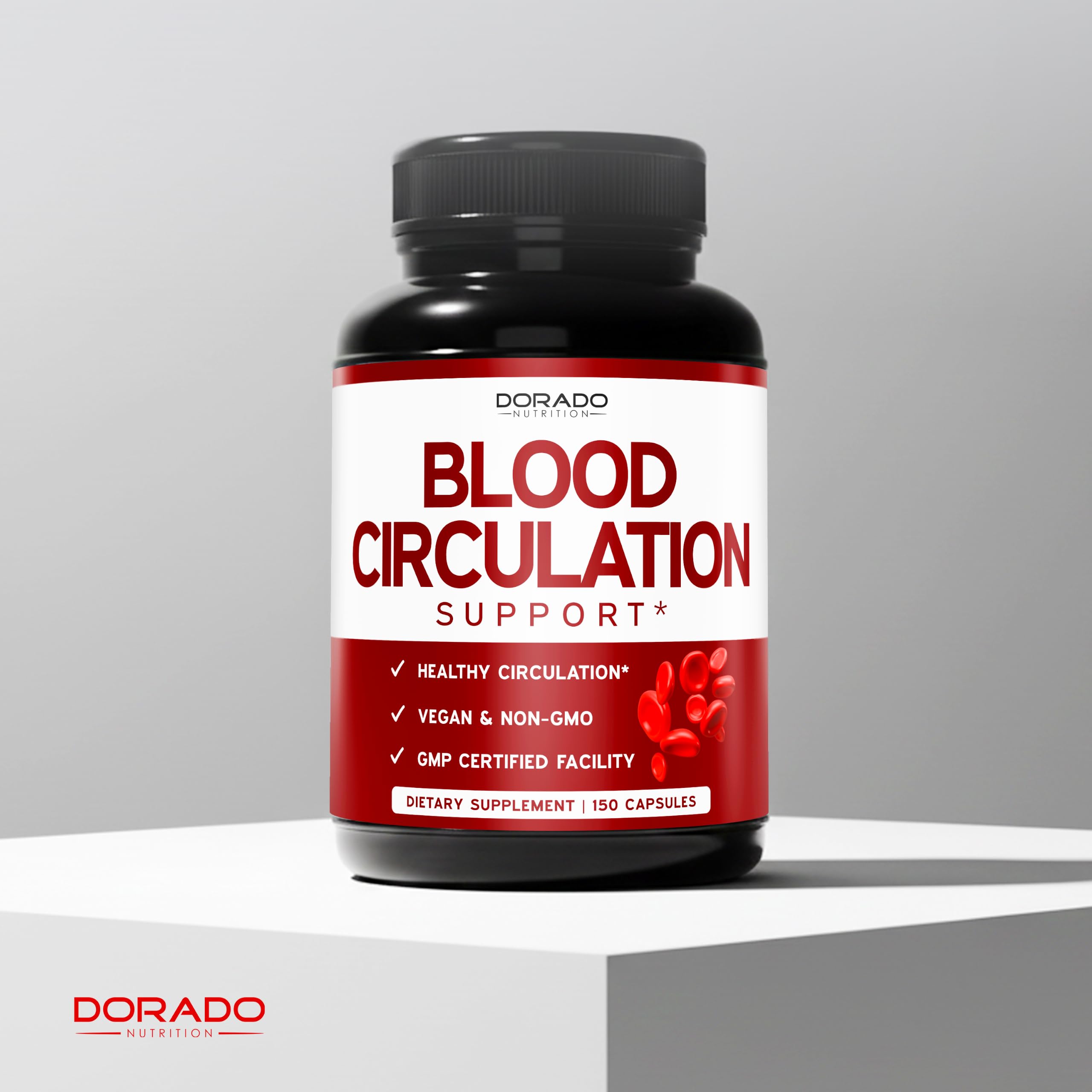 DORADO NUTRITION persona usando suplemento para mejorar confort en piernas después de caminar