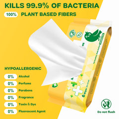 DORAHONEY textura de la toallita, suavidad que protege piel sensible