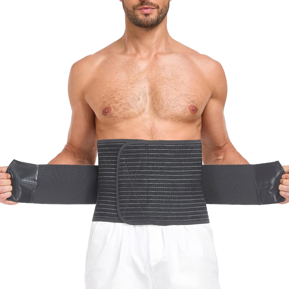 DOREIPA faja vista frontal mostrando ajuste y cobertura para soporte abdominal