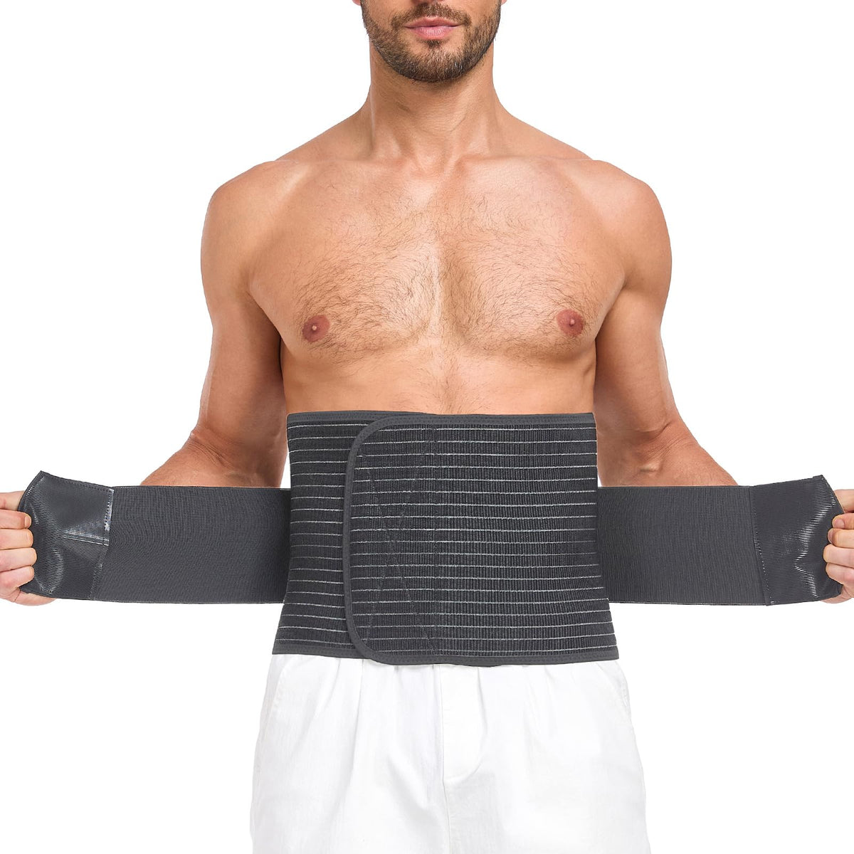 DOREIPA faja abdominal frontal mostrando ajuste y soporte