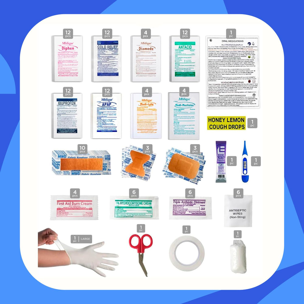 DormDoc vendajes y gasas en primer plano mostrando calidad y variedad