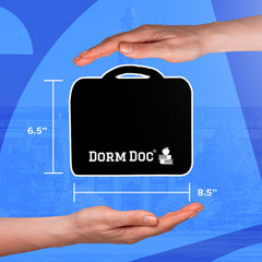DormDoc funda dentro de una mochila ideal para estudiantes en movimiento