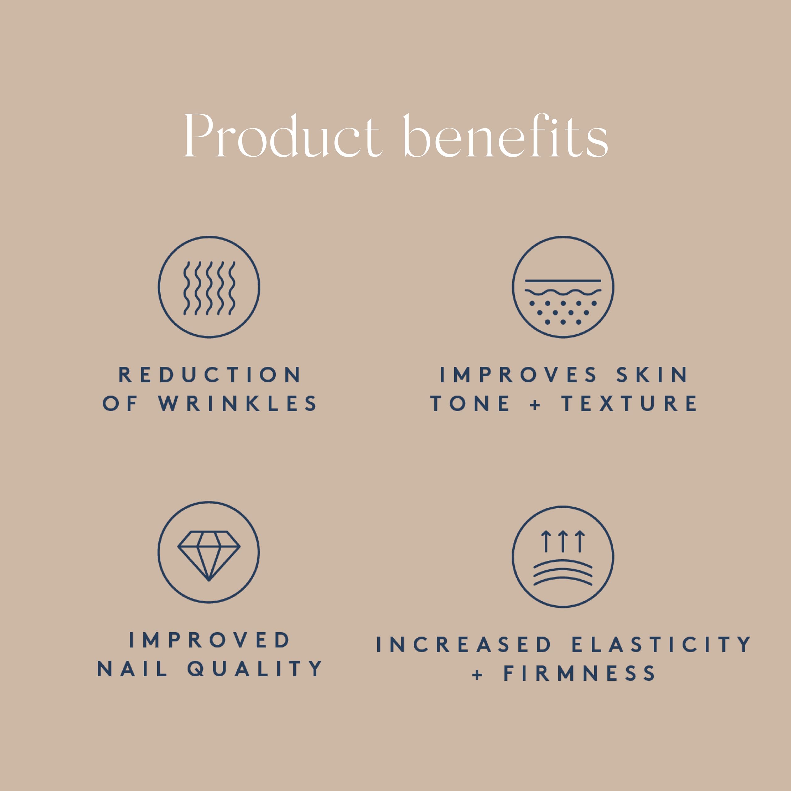 DOSE & CO Pure Collagen Peptides para piel saludable y bienestar general