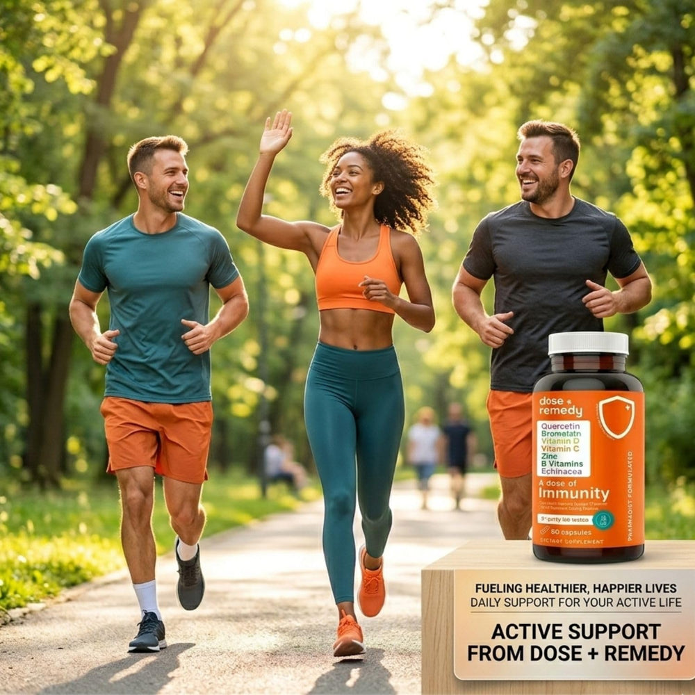 dose + remedy etiqueta con información nutricional para ver dosis y componentes