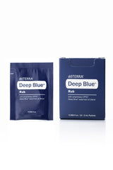 doTERRA textura cremosa de Deep Blue Rub en primer plano para aplicación suave
