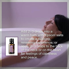 doTERRA Serenity empaque con frasco listo para uso y almacenamiento