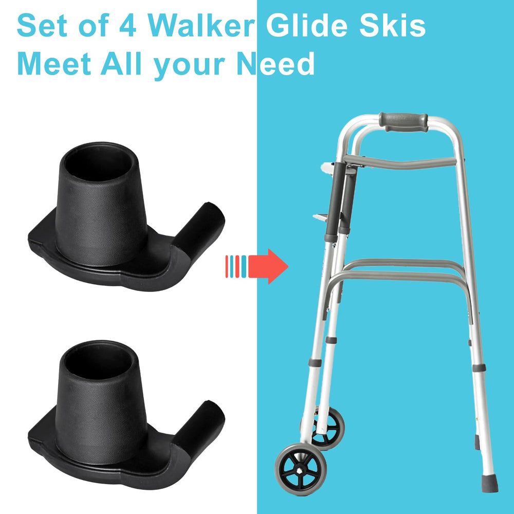 Dotday glide en andador sobre baldosa, mejora el deslizamiento y reduce esfuerzo