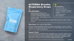 doTERRA Breathe frascos laterales abiertos listos para llevar y compartir beneficio