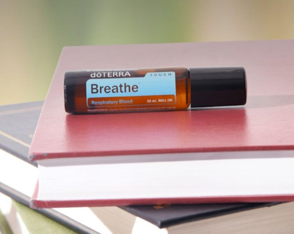 dōTERRA Breathe Touch aplicación en los pies para vapor calmante nocturno
