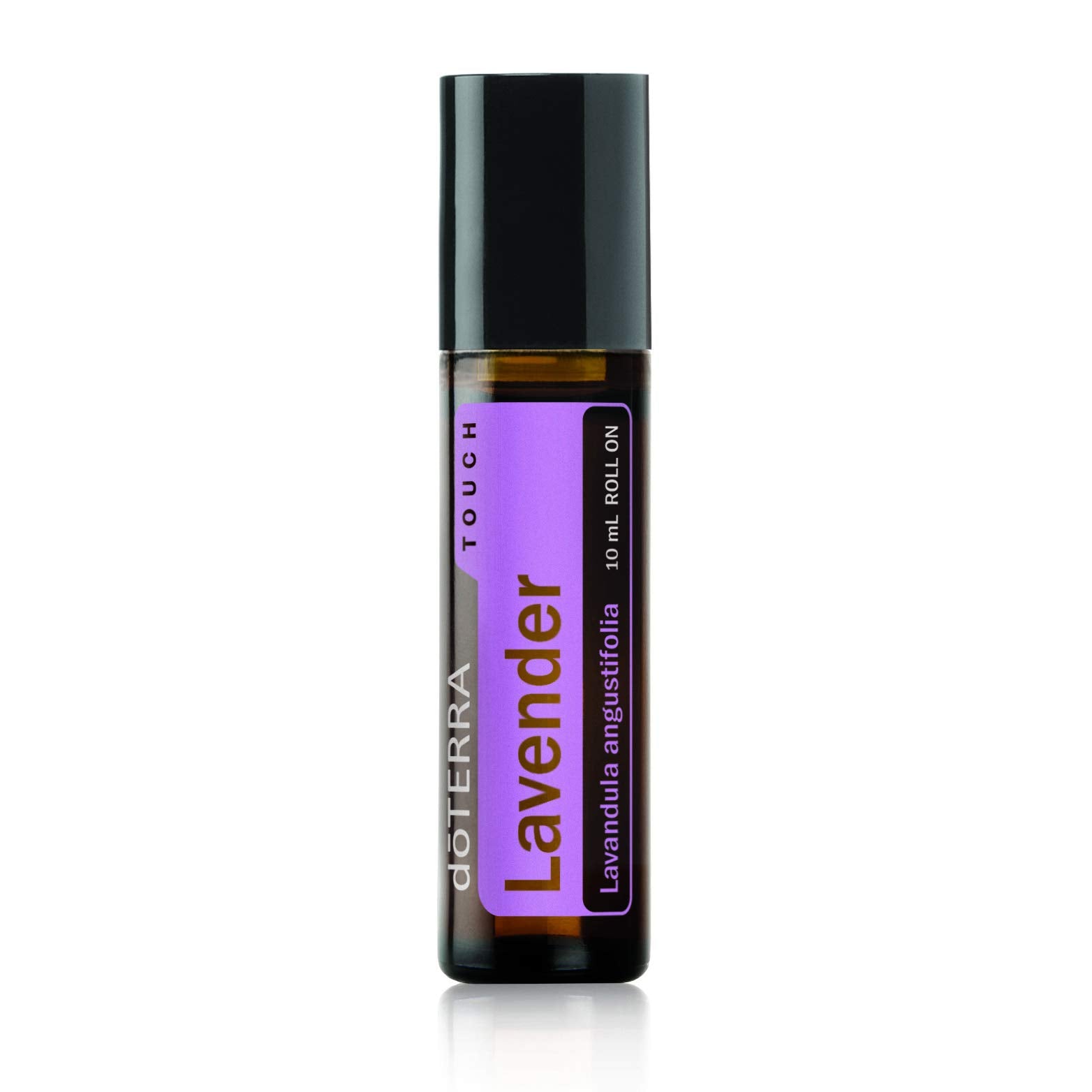 doTERRA Lavender Touch roll-on frontal, práctica aplicación y aroma relajante