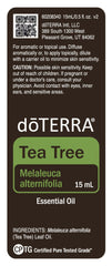 doTERRA Melaleuca en baño mostrando rutina de cuidado personal