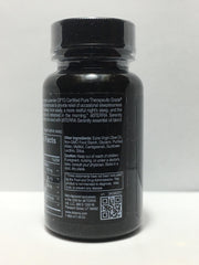 doTERRA cápsula Serenity sobre mesita de noche con libro, sugiere descanso rutinario