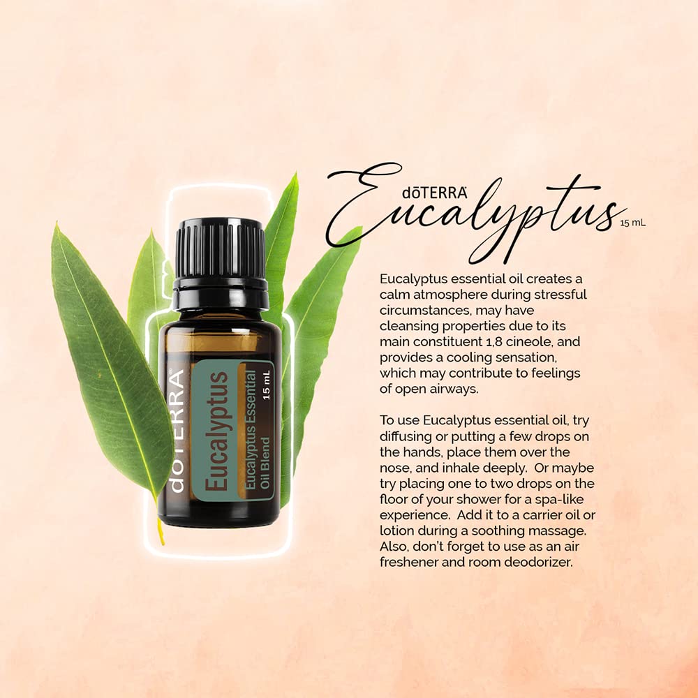 doTERRA spray casero con Eucalyptus Radiata para limpieza rápida y fragancia fresca