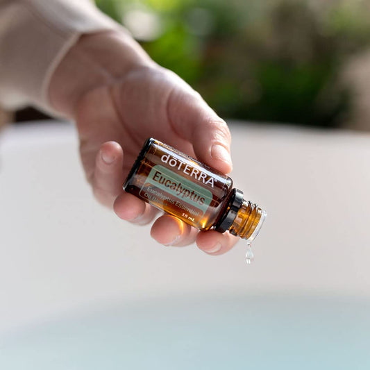 doTERRA gotero y textura de aceite para dosificación precisa y uso seguro