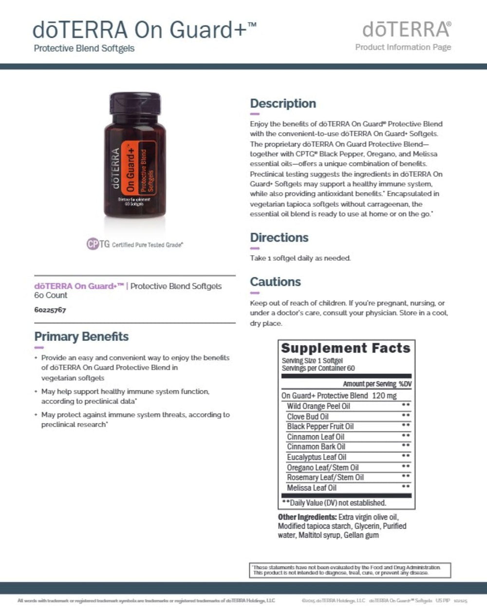 doTERRA On Guard+ dentro de bolso listo para llevar y usar fuera