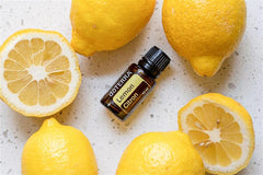 doTERRA lemon en difusor aportando aroma fresco al ambiente