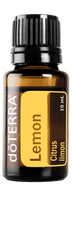 doTERRA lemon botella frontal mostrando diseño y uso práctico