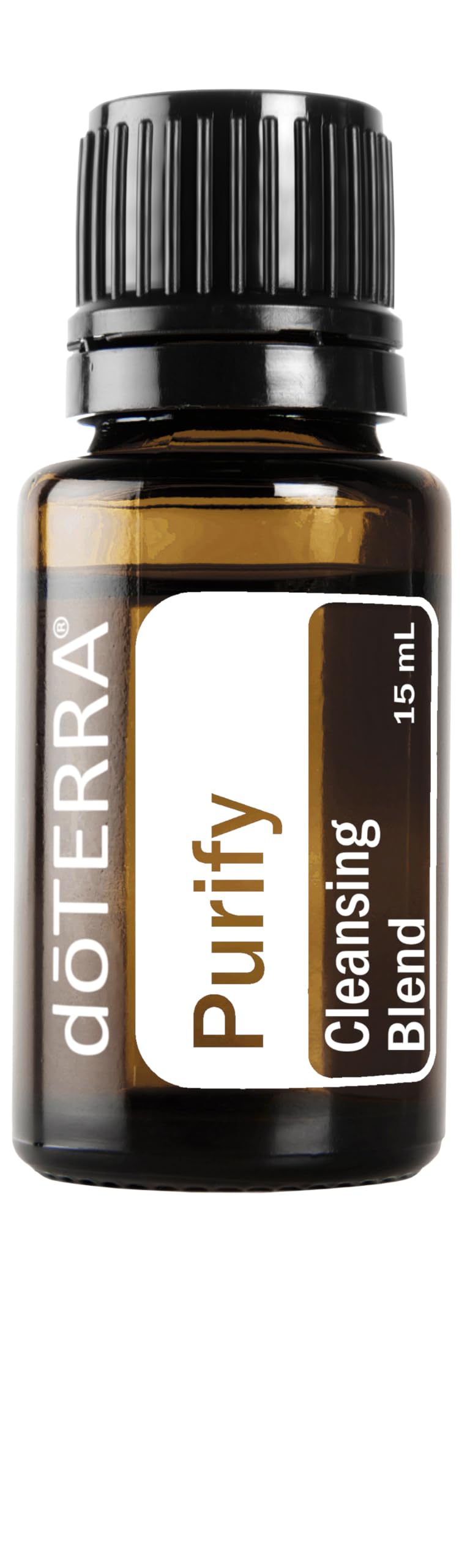 doTERRA Purify frente del frasco mostrando etiqueta y tamaño
