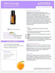 doTERRA mezclando Wild Orange con otros aceites para crear sinergias aromáticas