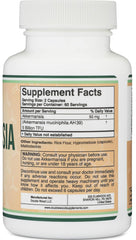 Double Wood Akkermansia etiqueta: información de lote y pruebas para transparencia.