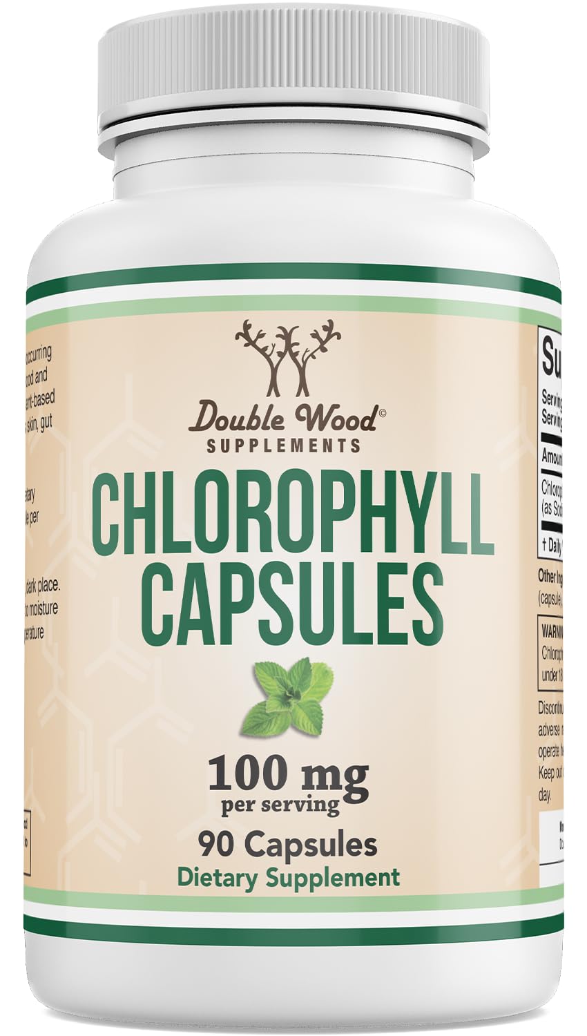 Double Wood Supplements frasco frontal mostrando 90 cápsulas y claridad del producto