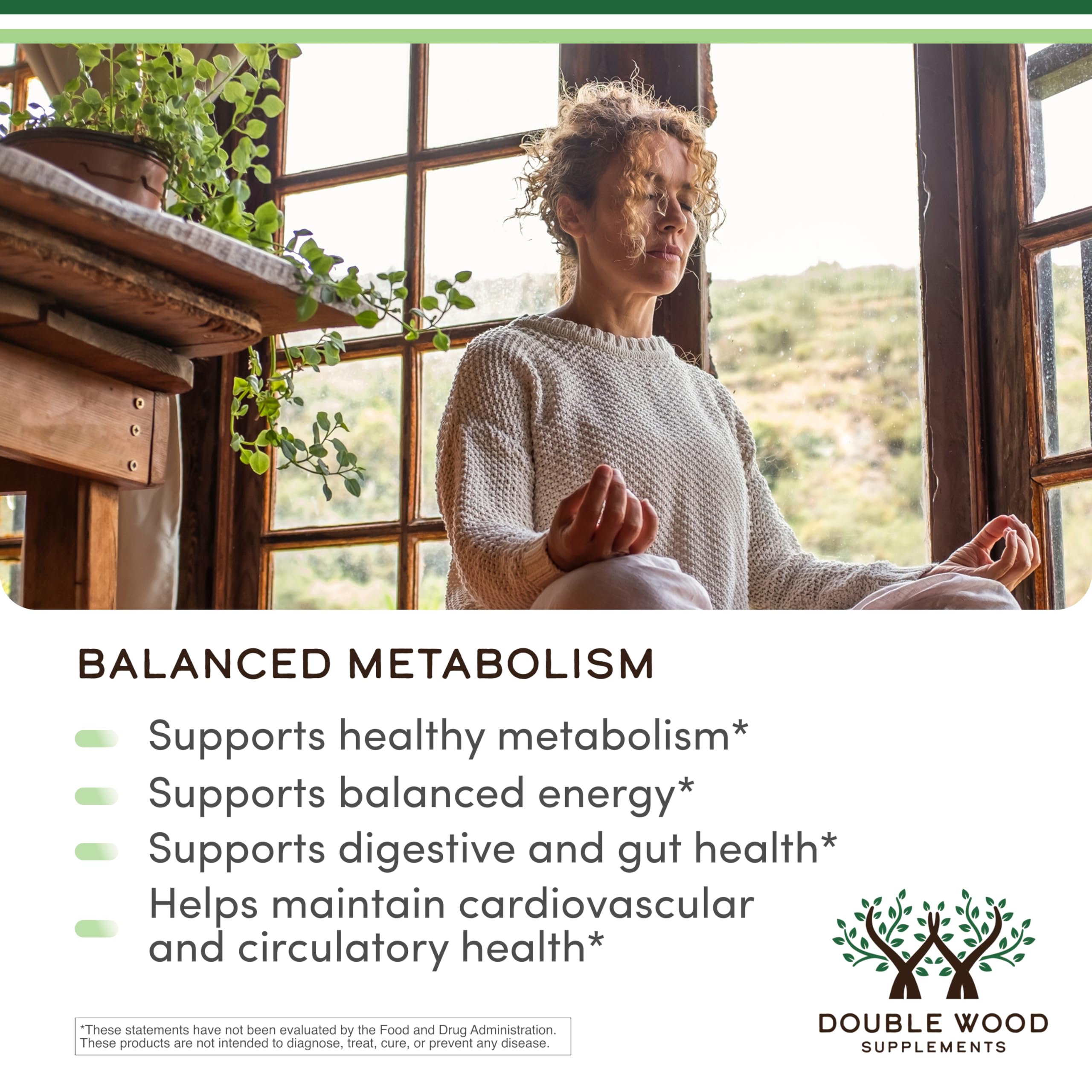 Double Wood etiqueta con información nutricional y dosificación visible