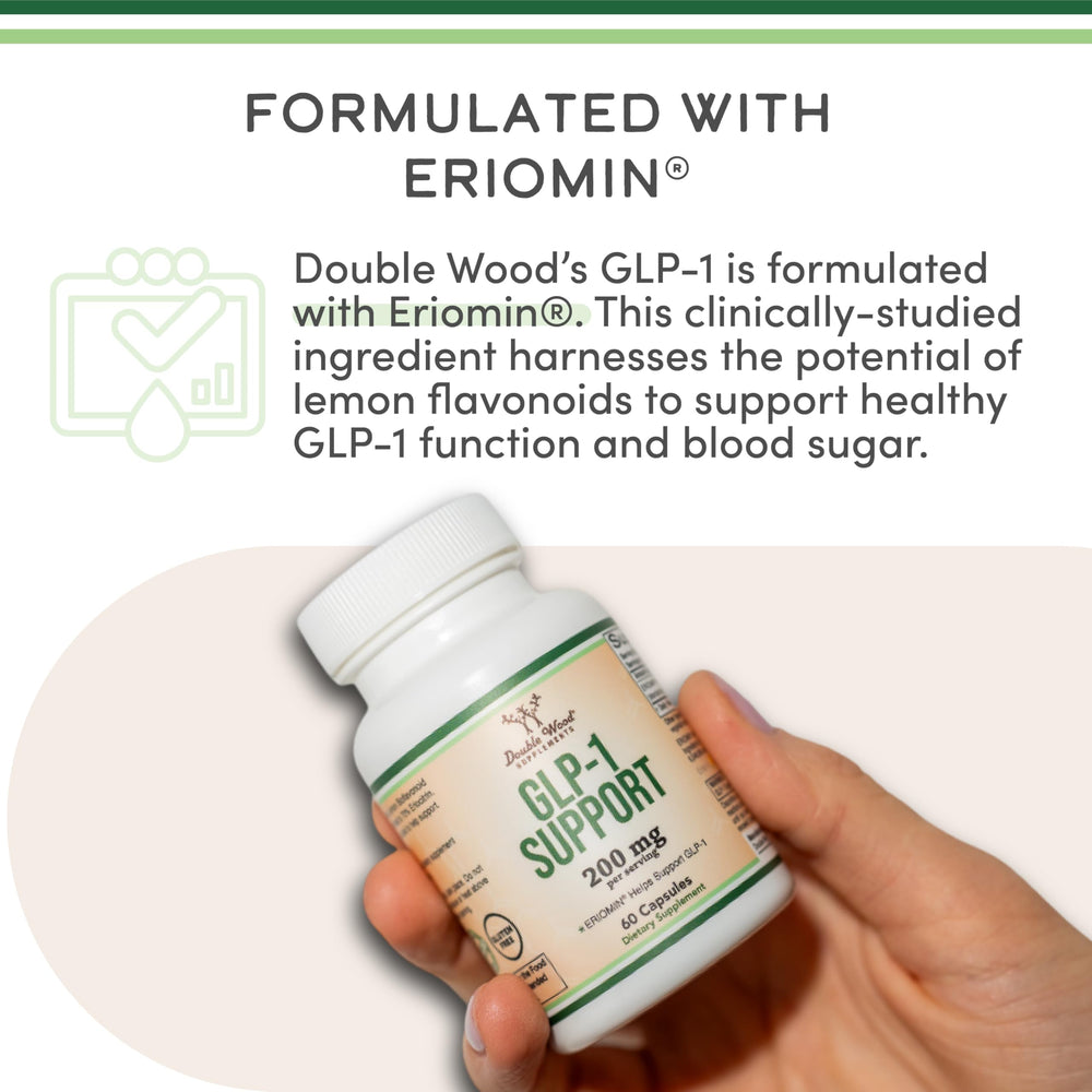 Dosis diaria de Double Wood GLP-1 para una rutina digestiva