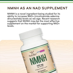 Double Wood NMNH detalle de etiqueta mostrando ingredientes y pureza, trazabilidad