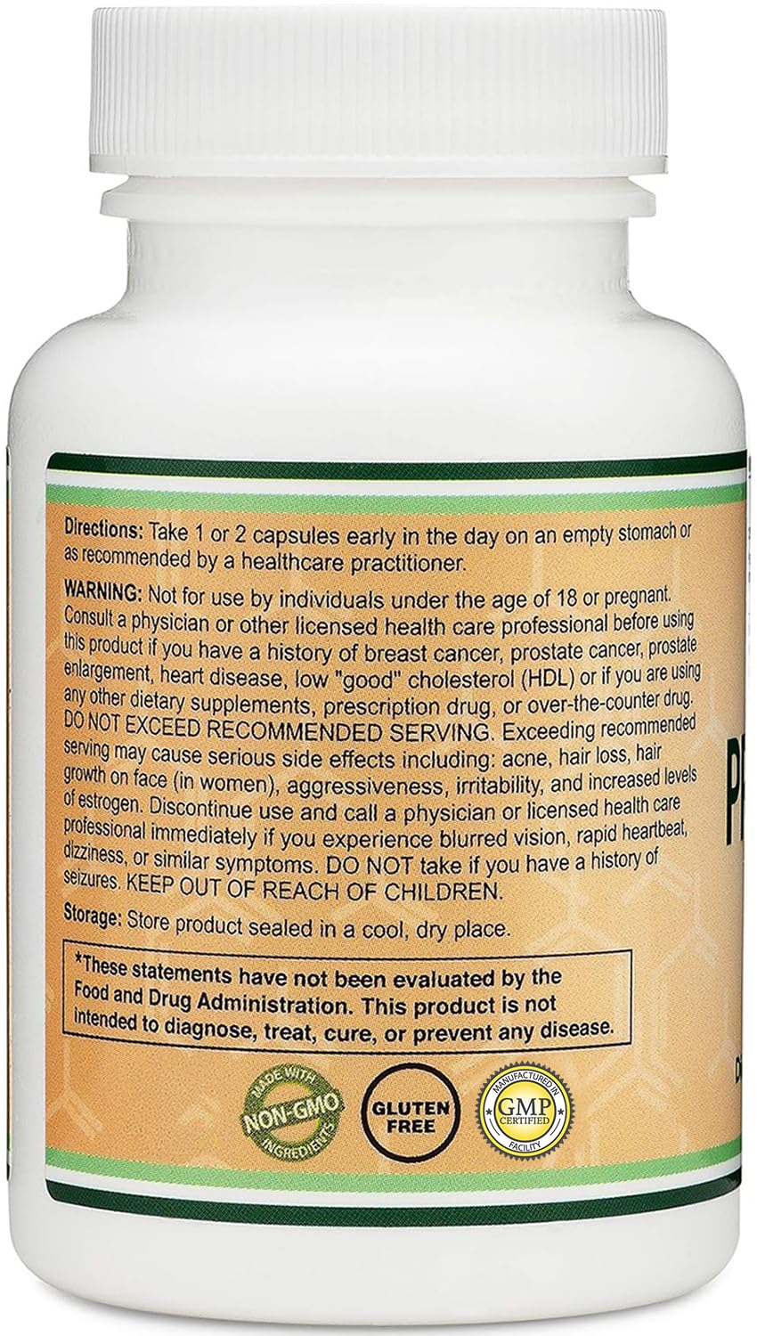 Double Wood Pregnenolone persona tomando cápsula, apoyo práctico al bienestar