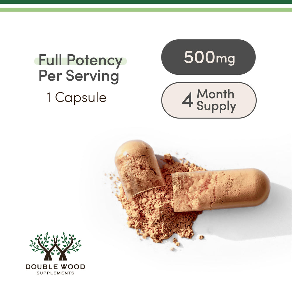 Double Wood Rhodiola 3% salidrosidos, etiqueta con concentración destacada
