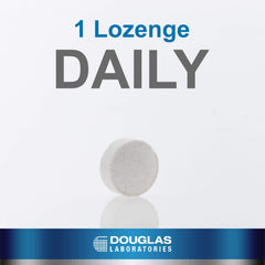 Douglas Laboratories pastilla en primer plano para apreciar forma