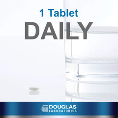 Douglas Laboratories corte transversal de tableta que ilustra liberación lenta y duración