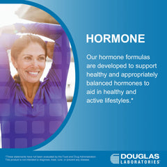 Douglas Laboratories envase abierto con 60 tabletas de Pregnenolone listo para un ciclo mensual