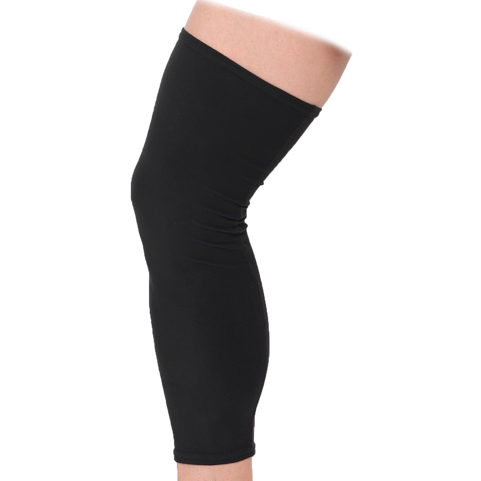 DOUKOM funda de rodilla vista frontal mostrando ajuste y protección