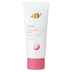 Dove bálsamo vulvar frontal mostrando envase 3 oz y claridad del producto