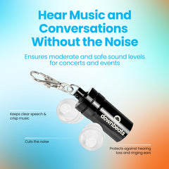 DownBeats detalle del filtro acústico, mantiene claridad musical