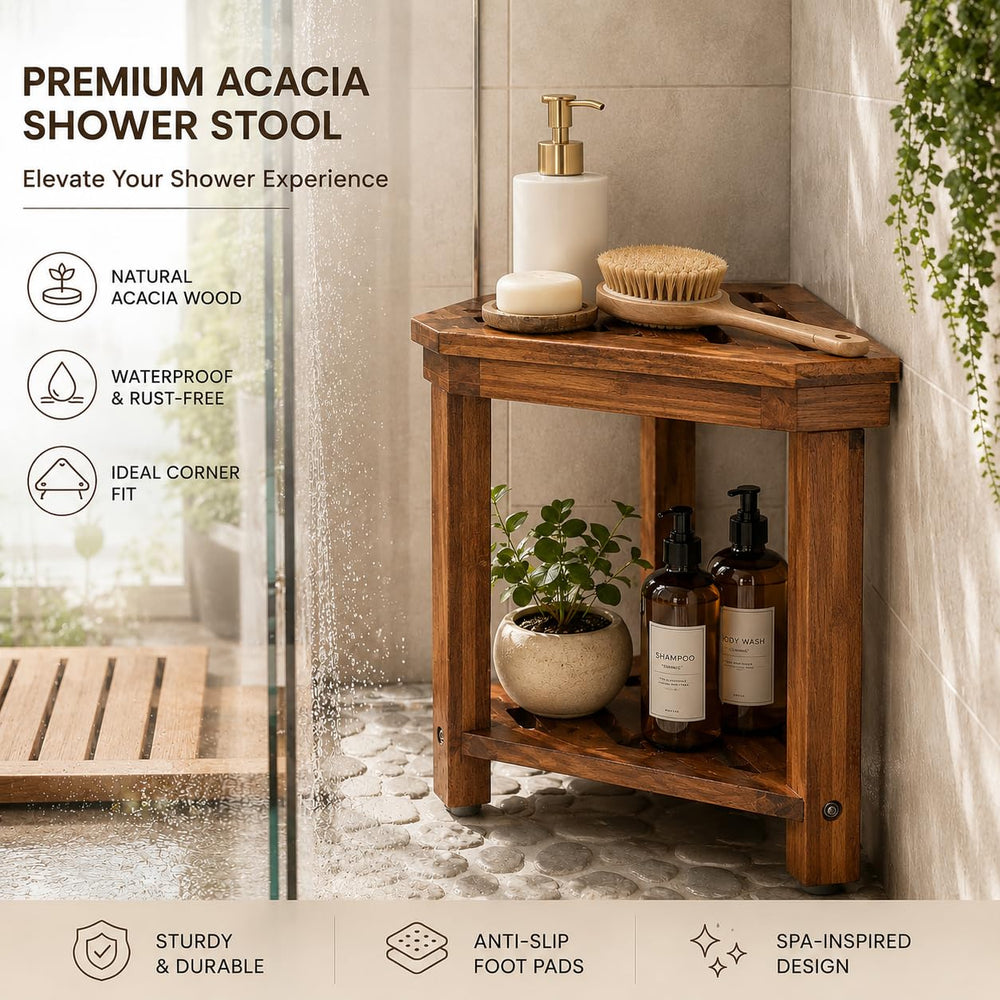 Dozesheep textura de madera de acacia con acabado protector y aspecto duradero