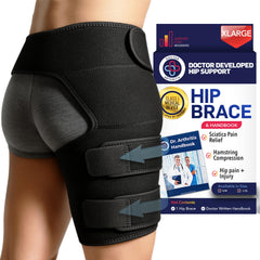 Dr. Arthritis faja cadera frontal mostrando su soporte estable